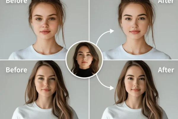 Real-life examples of how the AI face swap tool can transform memories